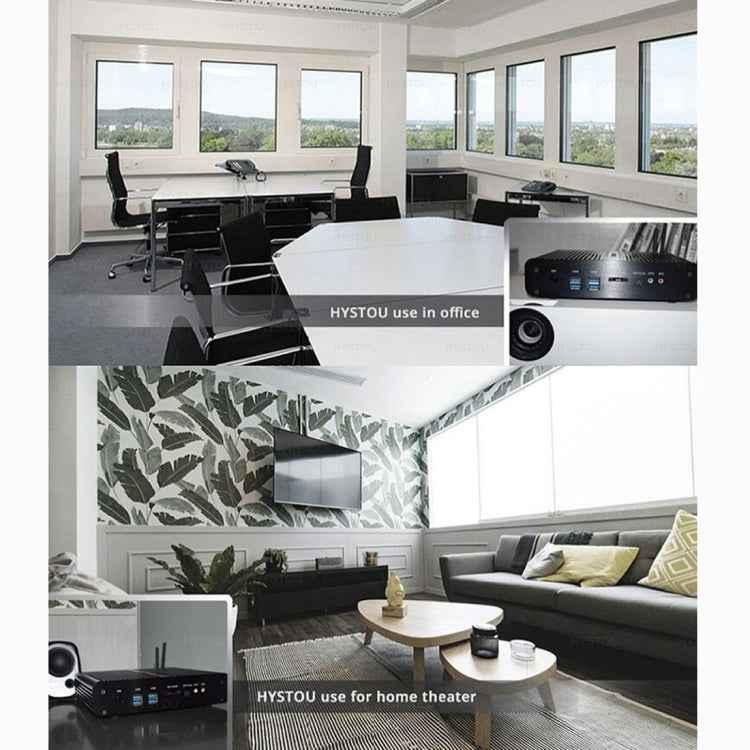 HYSTOU P05B-I7-5500U-2C Fanless Mini PC Intel Core i7 5500u Processor Quad Core up to 2.4GHz, RAM: 8G, ROM: 256G, Support Win 7 / 8 / 10 / Linux