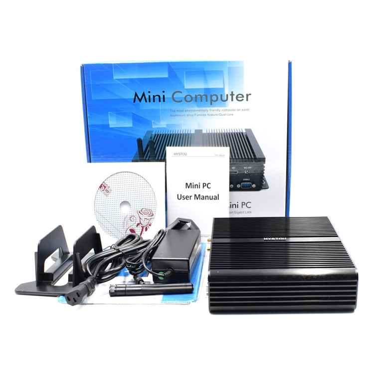 HYSTOU P05B-I7-5500U-2C Fanless Mini PC Intel Core i7 5500u Processor Quad Core up to 2.4GHz, RAM: 8G, ROM: 256G, Support Win 7 / 8 / 10 / Linux