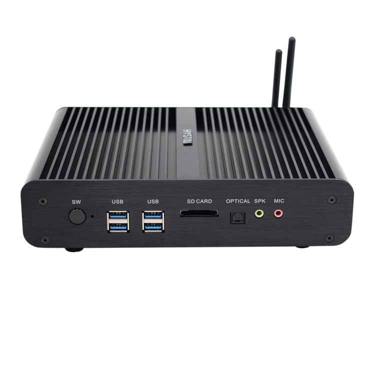 HYSTOU P05B-I3-5005U-2C Fanless Mini PC Intel Core i3 5005u Processor Quad Core up to 2.0GHz, RAM: 16G, ROM: 256G, Support Win 7 / 8 / 10 / Linux