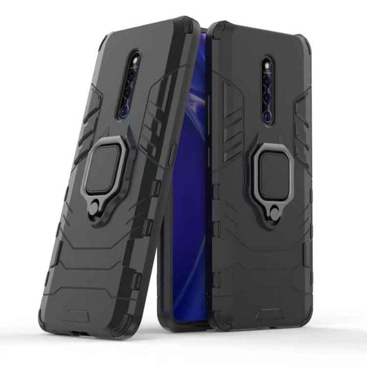 PC + TPU Shockproof Protective Case for VIVO X27 Pro, with Magnetic Ring Holder