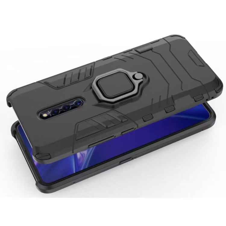 PC + TPU Shockproof Protective Case for VIVO X27 Pro, with Magnetic Ring Holder