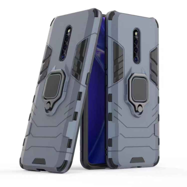 PC + TPU Shockproof Protective Case for VIVO X27 Pro, with Magnetic Ring Holder