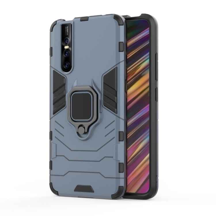 PC + TPU Shockproof Protective Case for Vivo V15 Pro, with Magnetic Ring Holder
