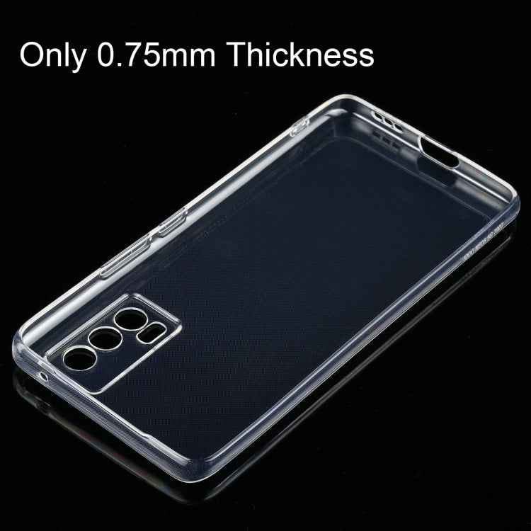 For vivo iQOO Neo5 0.75mm Ultra-thin Transparent TPU Soft Protective Case