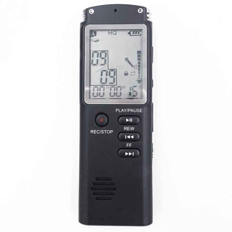 T60 Monochrome Screen HD Noise Reduction Digital Voice Recorder, 16G, Support MP3 / WAV Format
