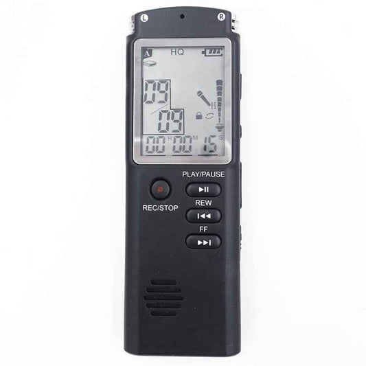 T60 Monochrome Screen HD Noise Reduction Digital Voice Recorder, 16G, Support MP3 / WAV Format