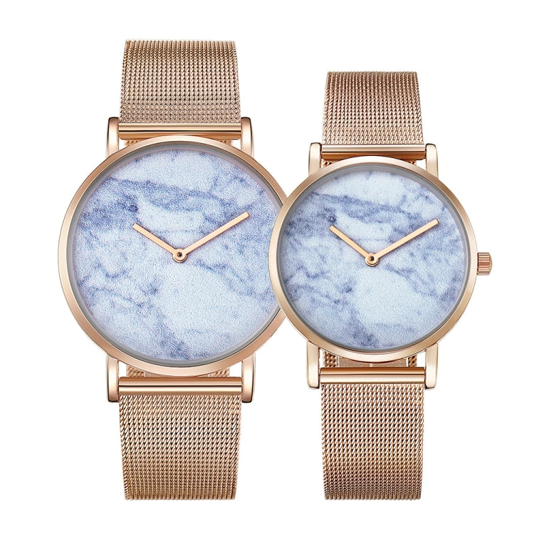 CAGARNY 6812 Round Dial Alloy Gold Case Fashion Couple Watch Men & Women Lover Quartz Watches with Stainless Steel Band, WA0721A, WA0721C, WA0721D
