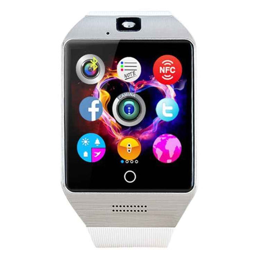 Q18S 1.54 inch IPS Screen MTK6260A Bluetooth 3.0 Smart Watch Phone, Pedometer / Sedentary Reminder / Sleeping Monitor  / Anti-Loss / Remote Camera / GSM / 0.3M Camera