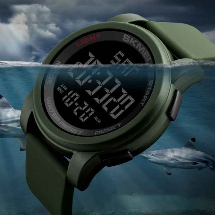 SKMEI 1257 Men Fashionable Outdoor 50m Waterproof Digital Watch Sports Wrist Watch