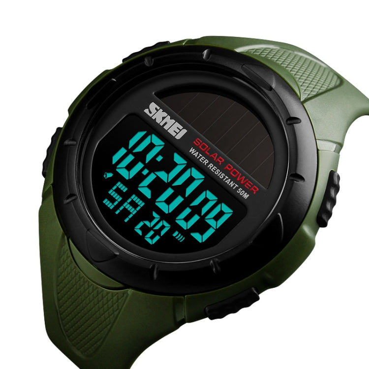 SKMEI 1405 Fashion Solar Power Outdoor Sports Watch Multifunctional 50m Waterproof Men Digital Watch