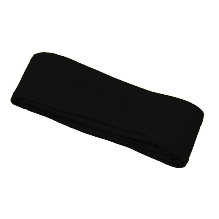 Unisex Sweat Wicking Stretchy Exercise Yoga Gym Bandana Headband Sweatband Head Tie Scarf Wrap, Size: 1.2*0.06m, Headband Sweatband (Black)