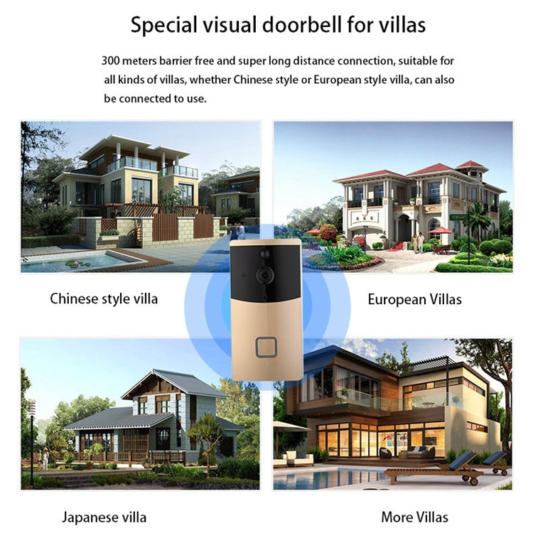 VESAFE Home VS-M2 Caméra de sécurité HD 720P Interphone vidéo WiFi intelligent, prise en charge de la carte TF, de la vision nocturne et de la détection PIR APP pour iOS et Android, VS-M2