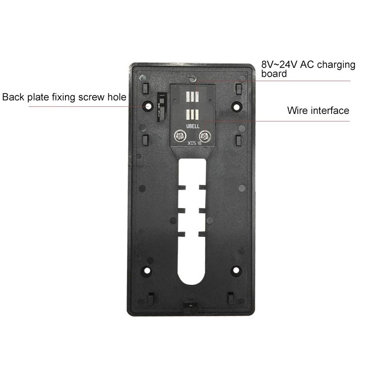 VESAFE Home VS-M2 Caméra de sécurité HD 720P Interphone vidéo WiFi intelligent, prise en charge de la carte TF, de la vision nocturne et de la détection PIR APP pour iOS et Android, VS-M2