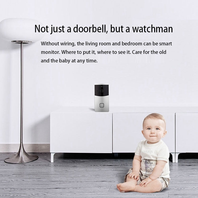 VESAFE Home VS-M2 Caméra de sécurité HD 720P Interphone vidéo WiFi intelligent, prise en charge de la carte TF, de la vision nocturne et de la détection PIR APP pour iOS et Android, VS-M2