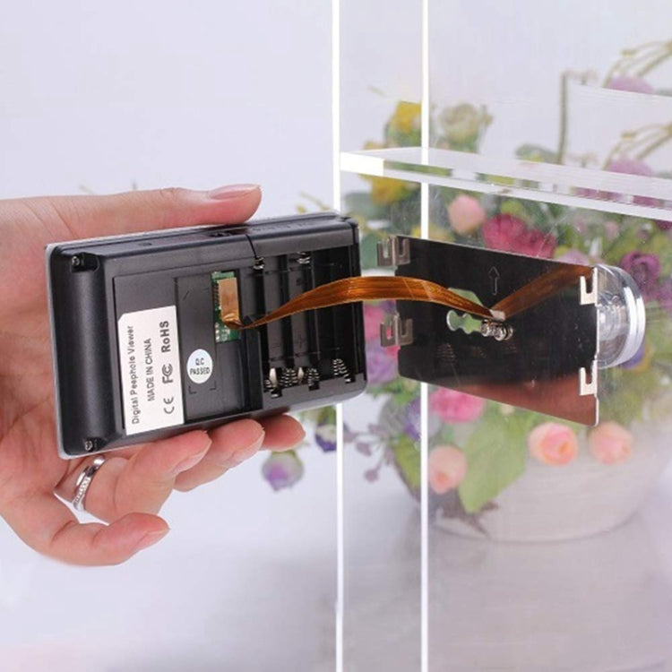 Caméra de sécurité numérique SN520A avec écran de 3,5 pouces et 1 MP