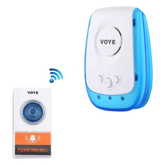 VOYE V009A Home Music Remote Control Wireless Doorbell with 38 Polyphony Sounds, US Plug
