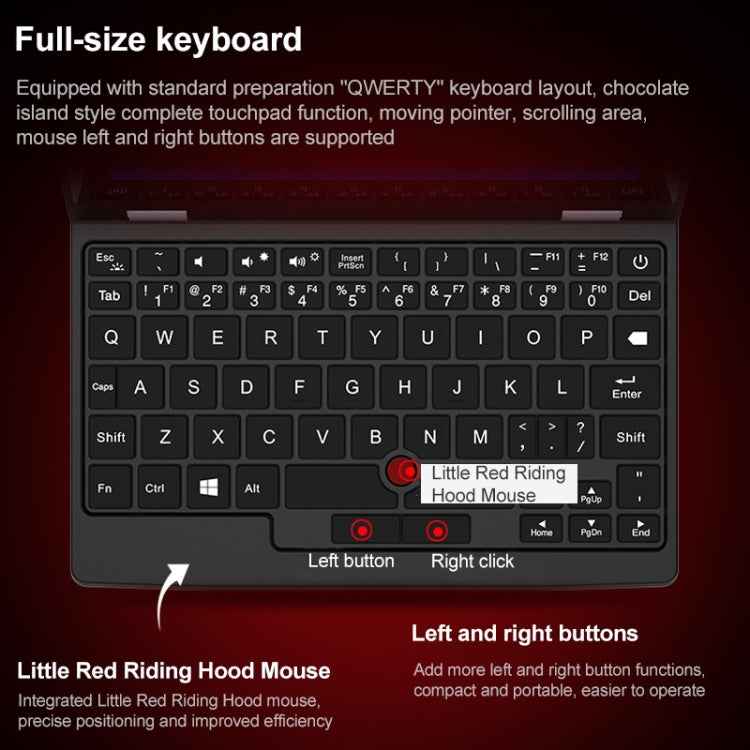 Windows 10 Intel Celeron N4000 Dual Core up to 2.6GHz, Support Dual Band WiFi & BT & TF Card
