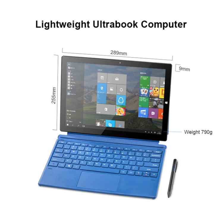 Windows 10 System, Qualcomm Snapdragon 850 Octa Core up to 2.96GHz, with Keyboard & Stylus Pen, Support Dual SIM & Dual Band WiFi & Bluetooth & GPS, US Plug