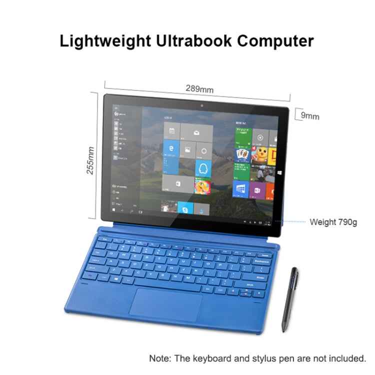 Windows 10 System, Qualcomm Snapdragon 850 Octa Core up to 2.96GHz, Not Include Keyboard & Stylus Pen, Support Dual SIM & Dual Band WiFi & Bluetooth & GPS, US Plug