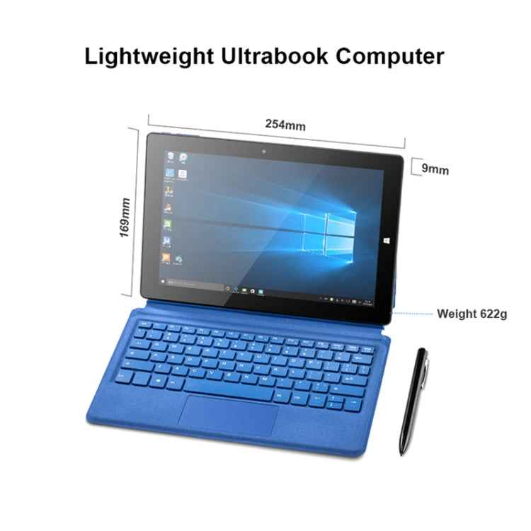 Windows 10 System, Intel Gemini Lake N4120 Quad Core up to 2.6GHz, with Keyboard & Stylus Pen, Support Dual Band WiFi & Bluetooth & TF Card & HDMI, US Plug