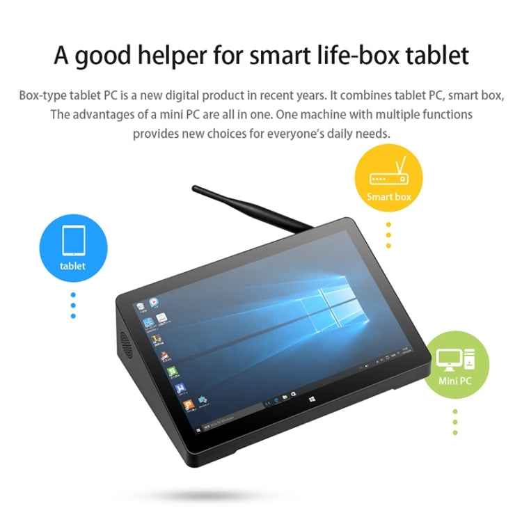 PiPo H10PRO All-in-One Mini PC, 10.1 inch, 8GB+1TB, Windows 11 Intel Alder Lake N95 Quad Core, US Plug, H10PRO 8GB+1TB
