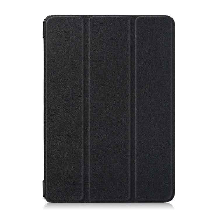 3-folding Custer Texture Deformation Flip Leather Case for Lenovo Tab M10 TB-X605F / X505F