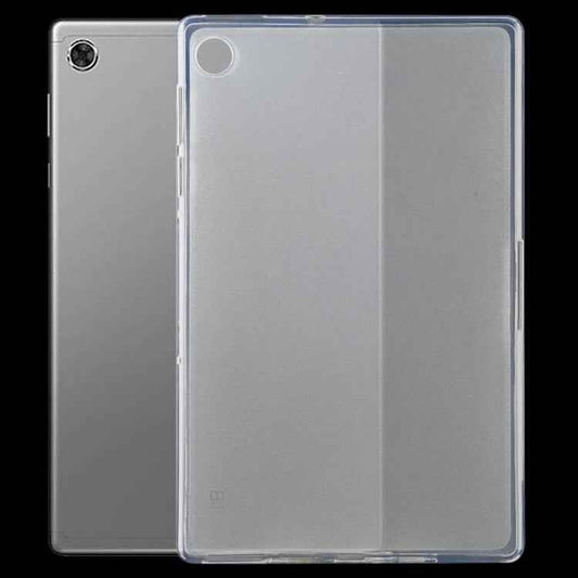 For Lenovo Tab M10 Plus 0.75mm Ultrathin Outside Glossy Inside Frosted TPU Soft Protective Case