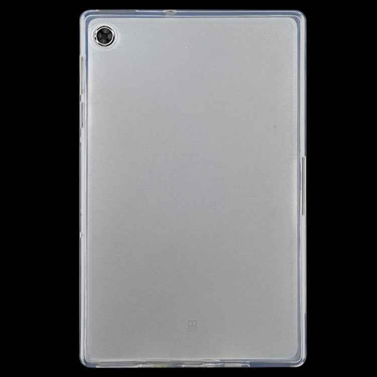 For Lenovo Tab M10 Plus 0.75mm Ultrathin Outside Glossy Inside Frosted TPU Soft Protective Case