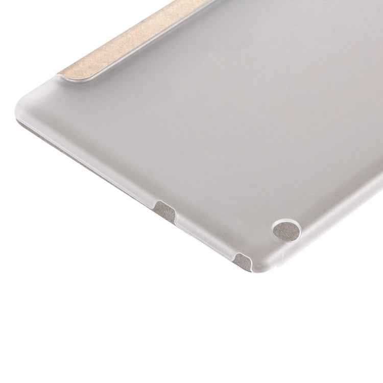 For Huawei  MediaPad T3 10 9.6 inch Silk Texture Horizontal Flip Leather Case with 3-folding Holder