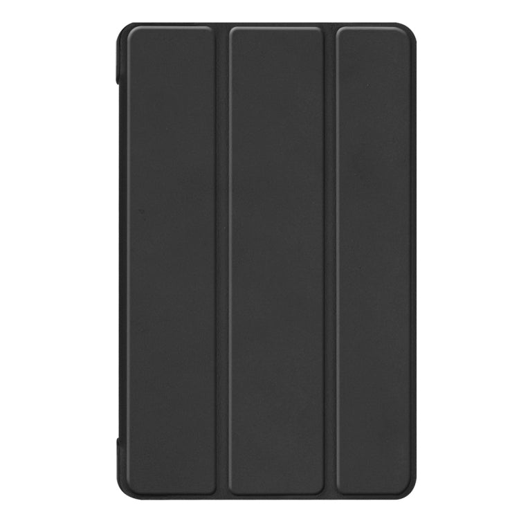 Funda de cuero con textura Custer y tapa horizontal para Galaxy Tab A 8.0 (2019) P205/P200, con soporte triple.