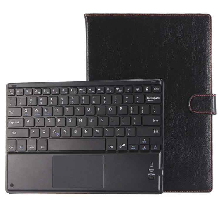 Universal Bluetooth V3.0 Keyboard Detachable Litchi Texture PU Leather Tablet Case with Touchpad for 9.7-10.1 inch Tablet PC