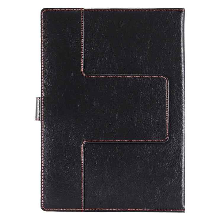 Universal Bluetooth V3.0 Keyboard Detachable Litchi Texture PU Leather Tablet Case with Touchpad for 9.7-10.1 inch Tablet PC