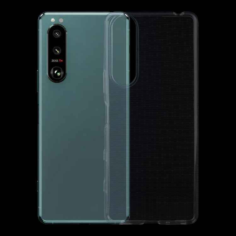 For Sony Xperia 5 III 0.75mm Ultra-thin Transparent TPU Soft Protective Case