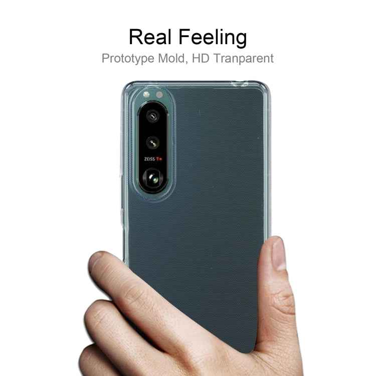 For Sony Xperia 5 III 0.75mm Ultra-thin Transparent TPU Soft Protective Case