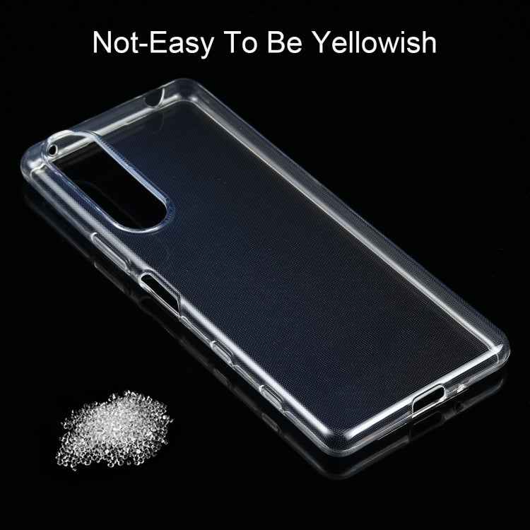 For Sony Xperia 5 III 0.75mm Ultra-thin Transparent TPU Soft Protective Case