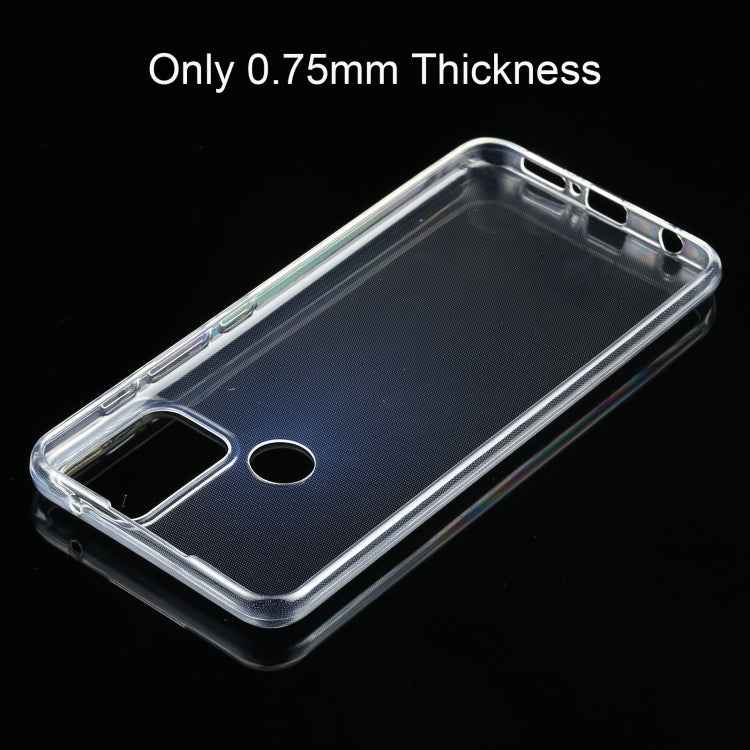 For Motorola Moto G50 0.75mm Ultra-thin Transparent TPU Soft Protective Case