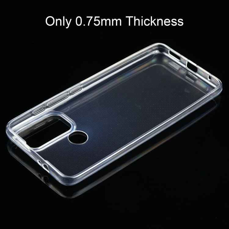 For Motorola Moto G60 0.75mm Ultra-thin Transparent TPU Soft Protective Case