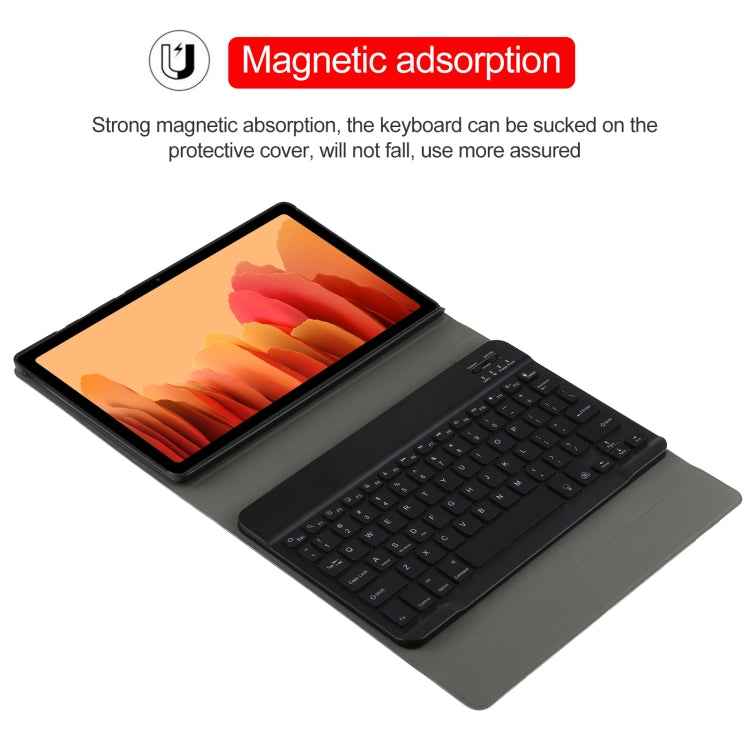 A500S Detachable Bluetooth Backlight Keyboard Ultrathin Horizontal Flip Leather Tablet Case with Holder for Samsung Galaxy Tab A7 10.4 (2020) T500 / T505