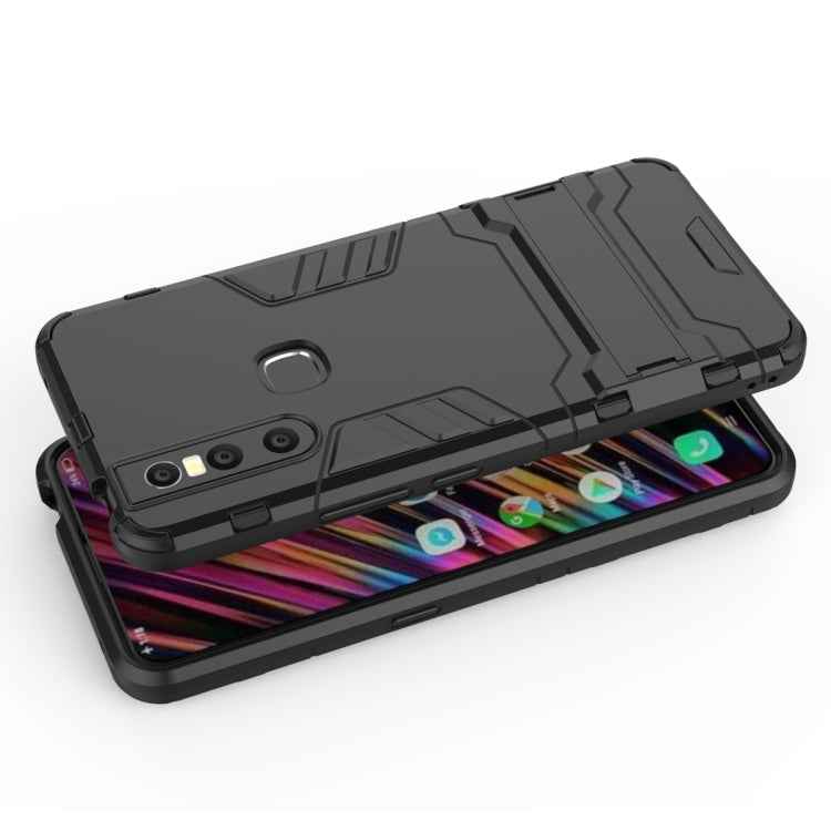 Shockproof PC + TPU Case for VIVO V15, with Holder