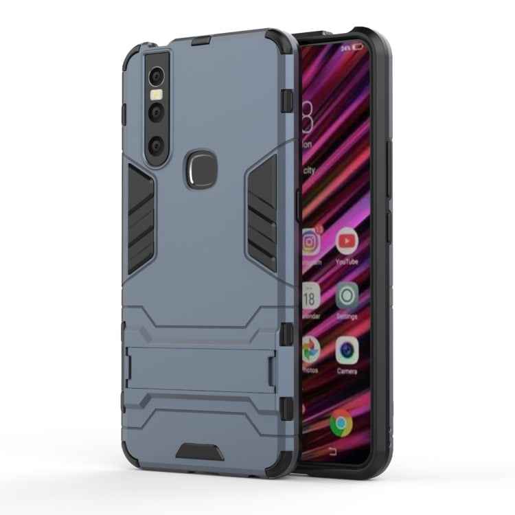 Shockproof PC + TPU Case for VIVO V15, with Holder