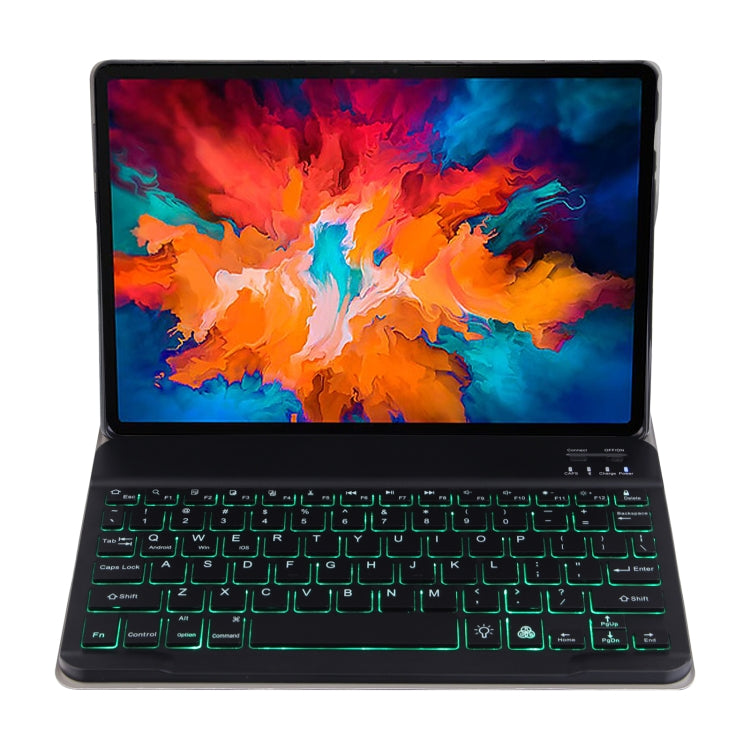 DY-M10ReL-S 2 in 1 Removable Bluetooth Keyboard + Protective Leather Tablet Case with Backlight & Holder for Lenovo Tab M10 FHD REL, For Lenovo Tab M10 FHD REL