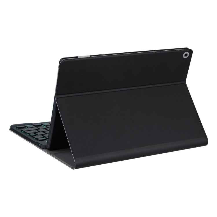 DY-M10ReL-S 2 in 1 Removable Bluetooth Keyboard + Protective Leather Tablet Case with Backlight & Holder for Lenovo Tab M10 FHD REL