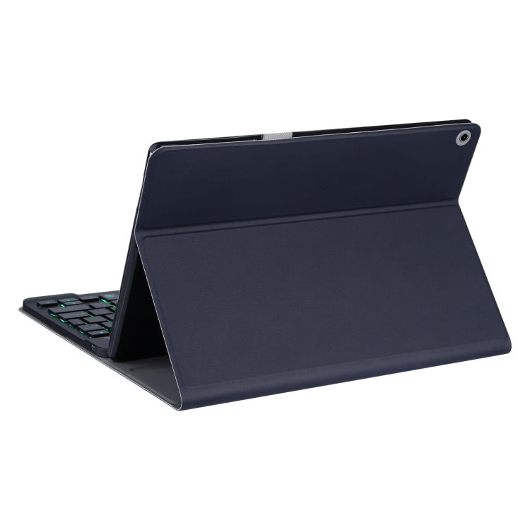 DY-M10ReL-S 2 in 1 Removable Bluetooth Keyboard + Protective Leather Tablet Case with Backlight & Holder for Lenovo Tab M10 FHD REL, For Lenovo Tab M10 FHD REL