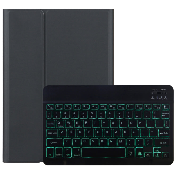 DY-P10-S 2 in 1 Removable Bluetooth Keyboard + Protective Leather Tablet Case with Backlight & Holder for Lenovo Tab P10 10.1 inch