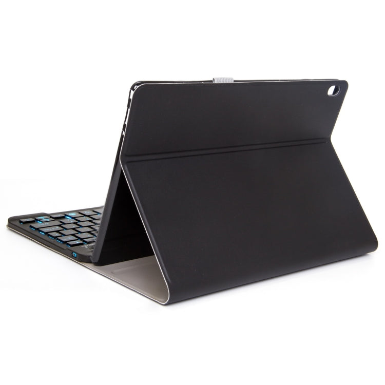 DY-P10-S 2 in 1 Removable Bluetooth Keyboard + Protective Leather Tablet Case with Backlight & Holder for Lenovo Tab P10 10.1 inch