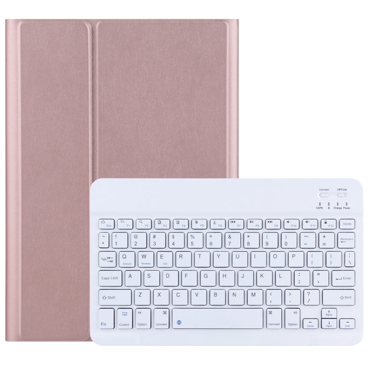 DY-E10 2 in 1 Removable Bluetooth Keyboard + Protective Leather Tablet Case with Holder for Lenovo Tab E10, For Lenovo Tab E10