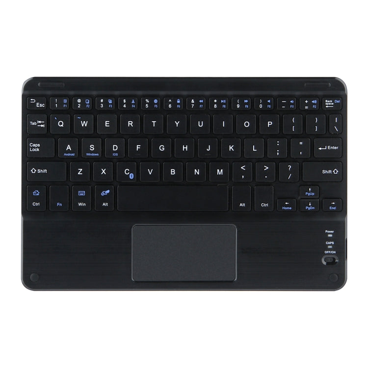 DY-E10 2 in 1 Removable Bluetooth Keyboard + Protective Leather Tablet Case with Touchpad & Holder for Lenovo Tab E10, For Lenovo Tab E10