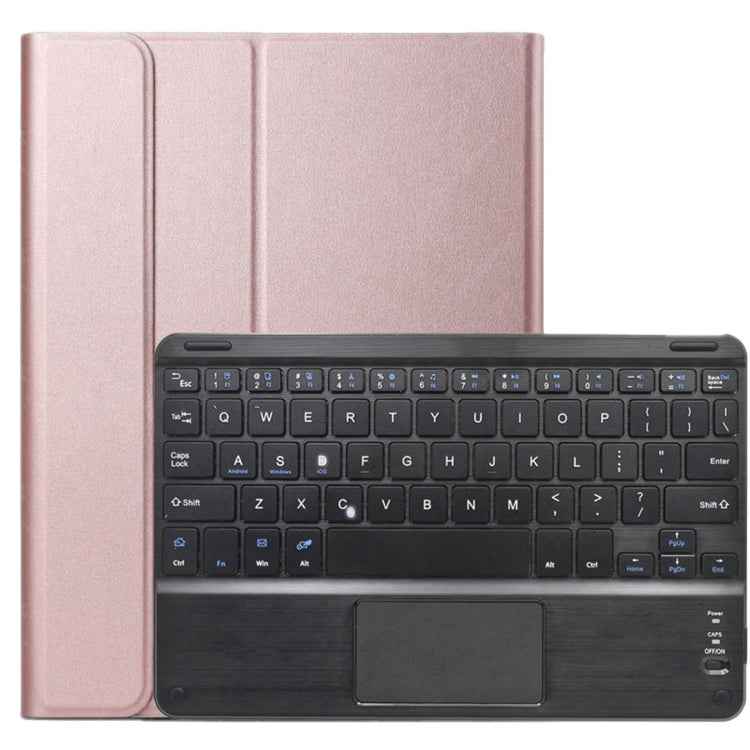DY-E10 2 in 1 Removable Bluetooth Keyboard + Protective Leather Tablet Case with Touchpad & Holder for Lenovo Tab E10