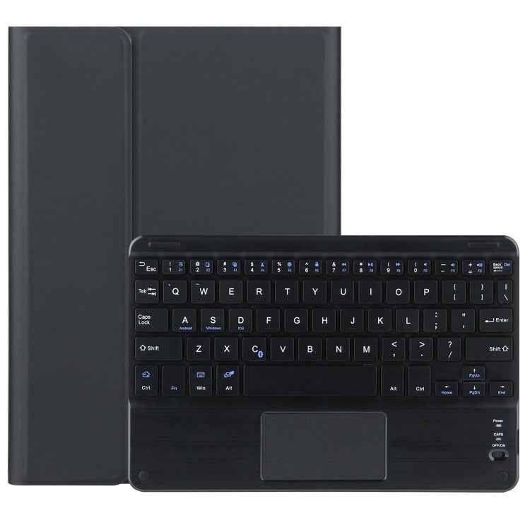 DY-M10ReL-C 2 in 1 Removable Bluetooth Keyboard + Protective Leather Tablet Case with Touchpad & Holder for Lenovo Tab M10 FHD REL