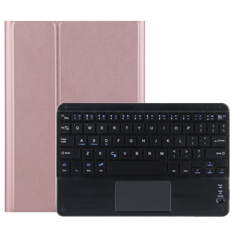DY-M10ReL-C 2 in 1 Removable Bluetooth Keyboard + Protective Leather Tablet Case with Touchpad & Holder for Lenovo Tab M10 FHD REL, For Lenovo Tab M10 FHD REL